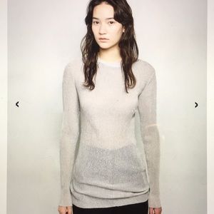 Philip Lim Metallic Plisse Top NWT